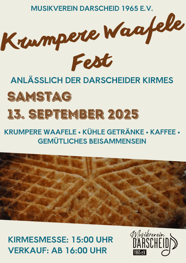 Flyer: Krumpere Waafele Fest.