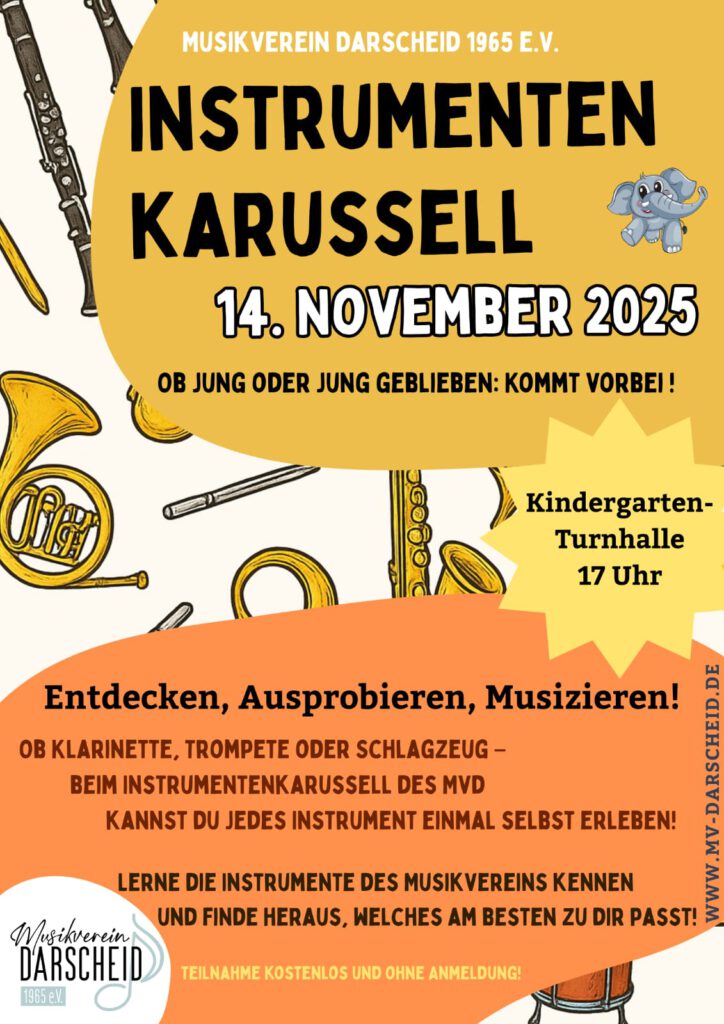 Flyer Instrumenten Karussell