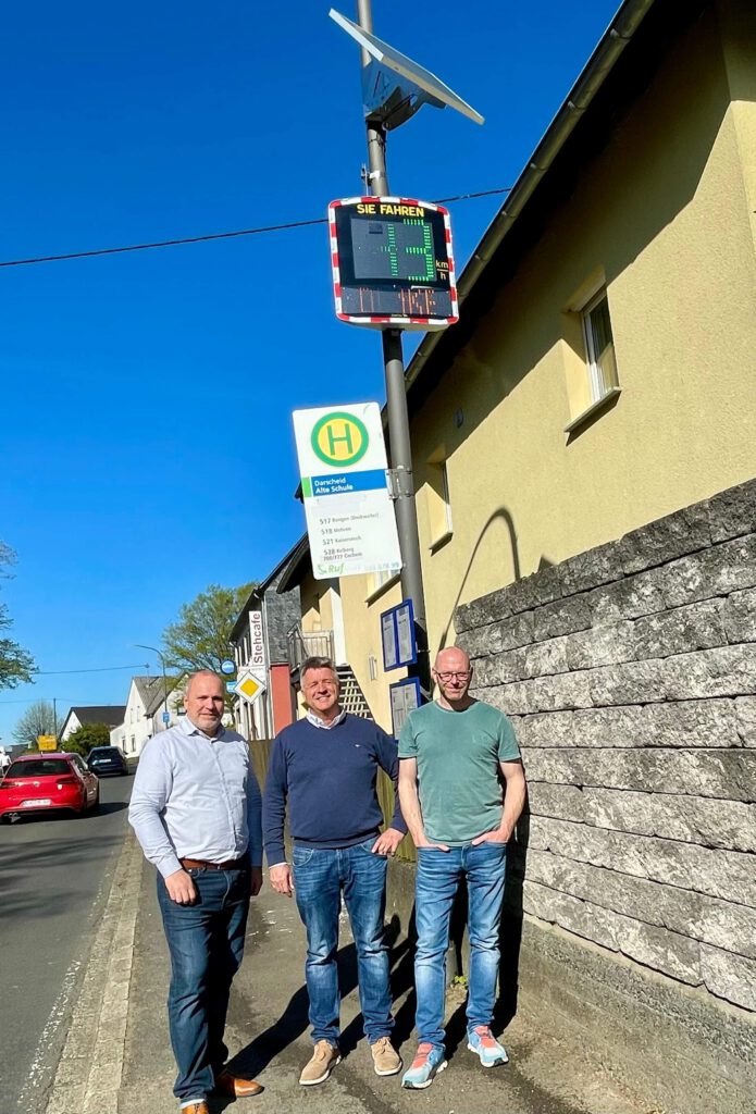 Geschwindigkeitstafel in Darscheid