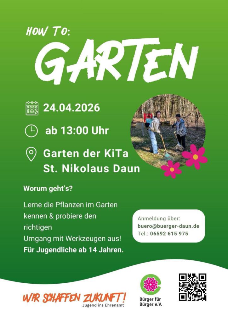 Flyer: How To: Garten