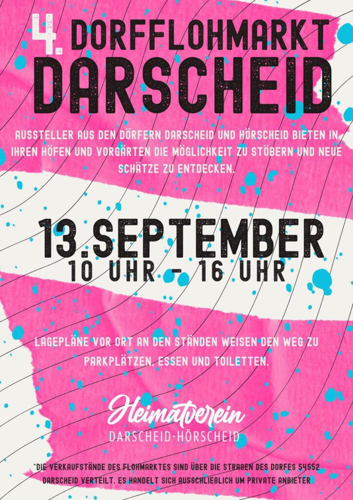 Fyler 4. Dorfflohmarkt Darscheid